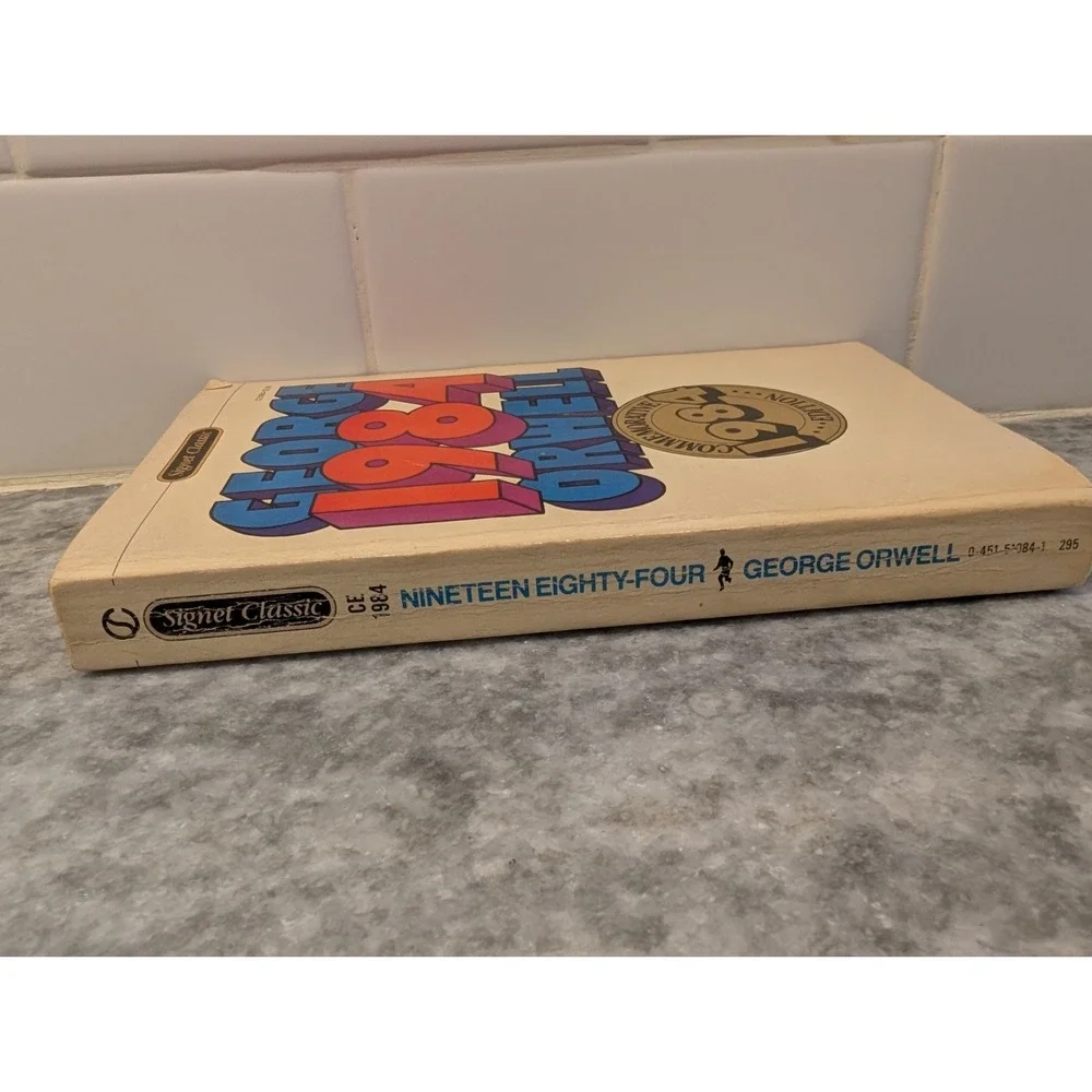 GEORGE ORWELL 1984 (1983 Signet Paperback) Commemorative Edition Walter Cronkite